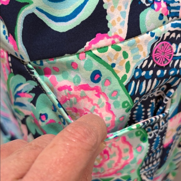 Lily Pulitzer sz 6 elastic waist pull on pants - Picture 4 of 11